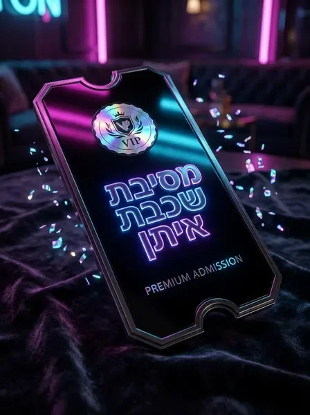 כרטיס פרימיום למסיבת שכבת איתן